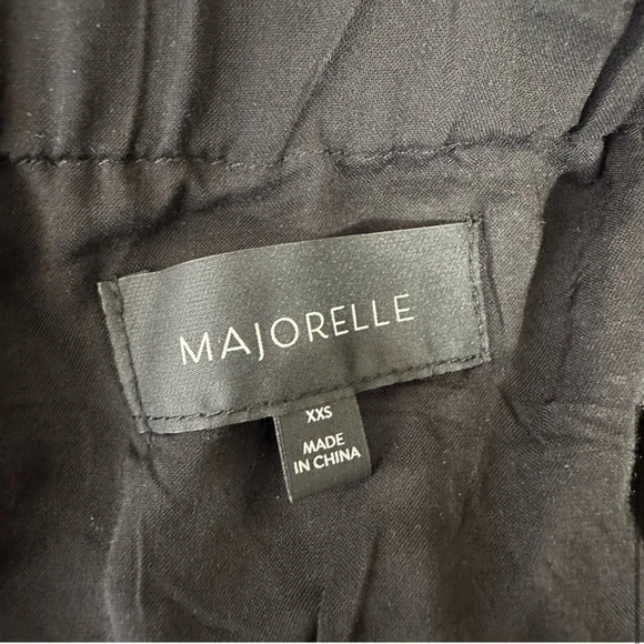 Majorelle Yasmín Tie Trap Top in Black Woodland Size XXS - Picture 5 of 5